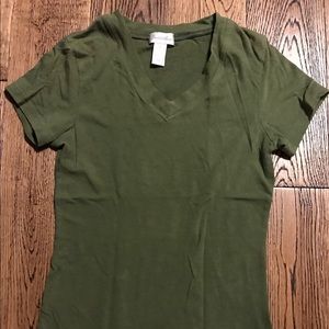 Charlotte Russe Forrest Green T-Shirt